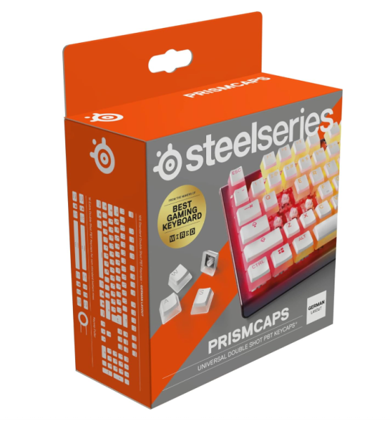 SteelSeries PrismCaps – Double-Shot-Tastenset mit „Pudding“-Optik