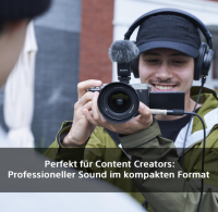 Sony ECM-B10, Kabelloses Shotgun Mikrofon, Rauschunterdrückung