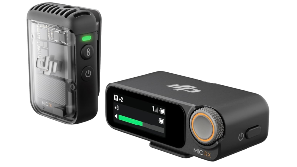 DJI Mic 2 1 Sender 1 Empfänger, Mikrofon zur Rauschunterdrückung