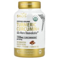 Nutri, Organic Turmeric Curcumin+, Bio-Kurkuma-Curcumin+,...