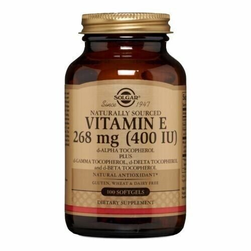 Solgar - Vitamin E, 268mg, 400 IU, 100 Softgels