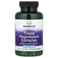 Swanson, Triple Magnesium Complex, 400 mg, 100 Kapseln