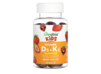 Lifeable, Kids Vitamin D3 + K2, Natürliche Erdbeere,...