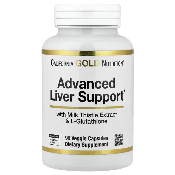 California Gold Nutrition, Lebersupport, L-Glutathion, Traubenkern, 90 Kapseln