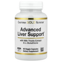 California Gold Nutrition, Lebersupport, L-Glutathion, Traubenkern, 90 Kapseln