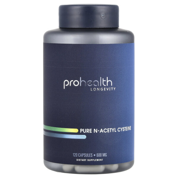 ProHealth Longevity, reines N-Acetyl-Cystein, 600 mg, 120 Kapseln