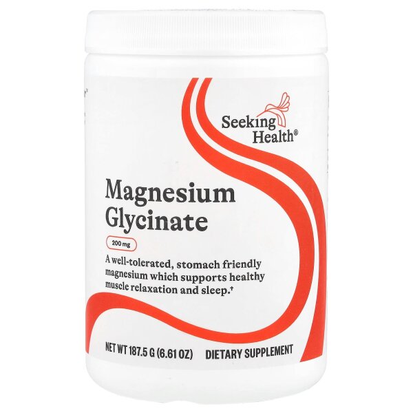 Seeking Health, Magnesium Glycinate, Magnesiumglycinat, 187,5 g