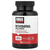 Force Factor, Resveratrol, 200 mg, 120 pflanzliche Kapseln