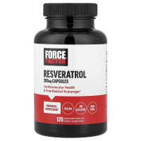 Force Factor, Resveratrol, 200 mg, 120 pflanzliche Kapseln