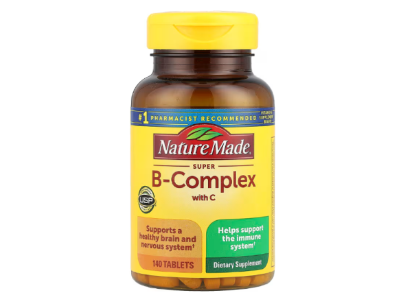 NatureMade, Super-B-Komplex mit Vitamin C, 140 Tabletten