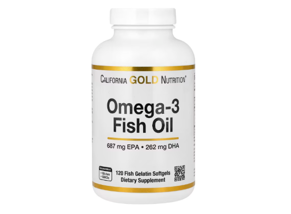 California Gold Nutrition, Omega-3-Fischöl, 120 Fischgelatine-Weichkapseln