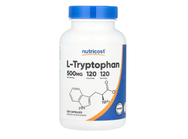 Nutricost, L-Tryptophan, 500 mg, 120 Kapseln - DE Versand via DHL