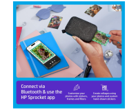 HP Sprocket 2x3 Sofortbilddrucker für Smartphones Tragbarer Farbdrucker