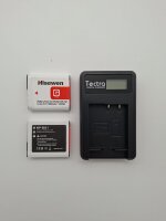 Akkus + Ladegerät passend für Sony Cybershot...