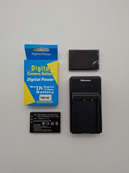 Digital Power Mini Akkus + Ladegerät 3,7 V 1800 mAh