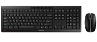 CHERRY Stream Desktop, Kabelloses Tastatur-Maus-Set, EU-Layout QWERTY