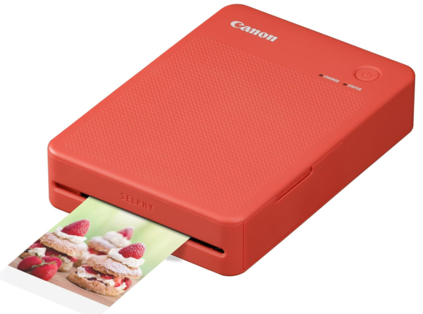 Canon SELPHY QX20 mobiler Fotodrucker Rot - ohne Farband/Papier