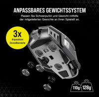 CORSAIR M65 RGB ULTRA WIRELESS  Gaming-Maus - 26.000 DPI ohne Dongle