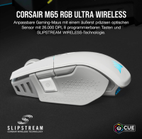 CORSAIR M65 RGB ULTRA WIRELESS  Gaming-Maus - 26.000 DPI ohne Dongle