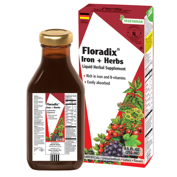 Floradix, Floradix®, MHD 07 / 2026 , Iron + Herbs, Flüssigeisen- und Vitaminformel, 250 ml (8,5 fl. oz.) #1