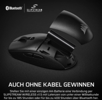 Corsair M55 Wireless Leichte FPS-Gaming-Maus – 2,4GHz & Bluetooth