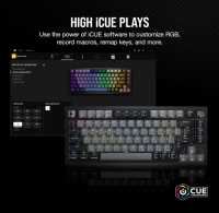 Corsair K65 Plus Wireless 75% RGB Gaming-Tastatur UK-Layout QWERTY ❌BITTE LESEN❌