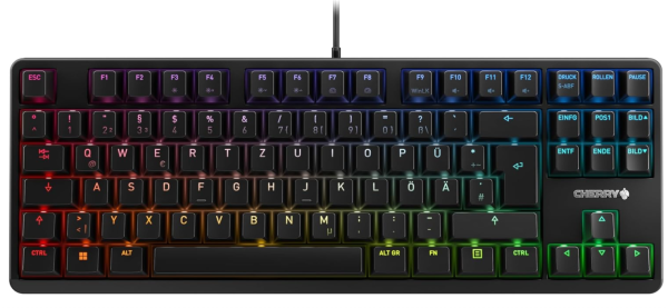 CHERRY G80-3000N RGB TKL mechanische Gamingtastatur DE-Layout QWERTZ