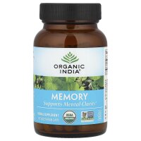 Organic India, MHD 04 / 2026, Memory, 90 vegetarische...