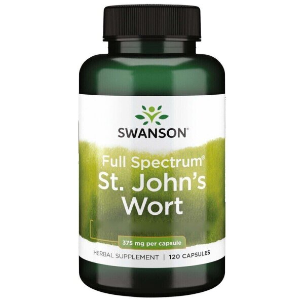 Swanson, Full Spectrum St. Johns Wort, 375mg, 120 Kapseln