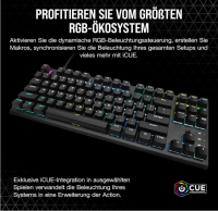 Corsair K60 PRO TKL RGB Tenkeyless Gaming-Tastatur DE-Layout QWERTZ