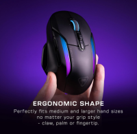 Turtle Beach Kone II Air – RGB-Gaming-Maus, optischer 26K DPI