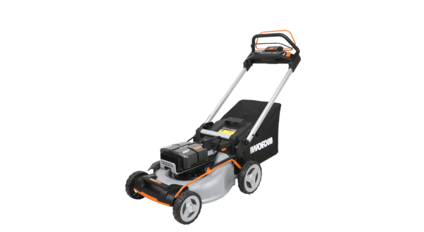 Worx Akku-Rasenmäher WG761E 51 cm 80 V mit Scheinwerfer