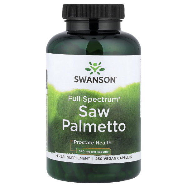 Swanson, Saw Palmetto, 540mg, 250 Kapseln