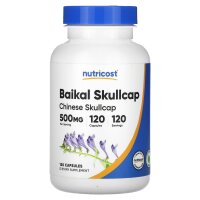 Nutricost, Baikal-Helmkraut, 500 mg, 120 Kapseln