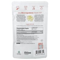 Micro Ingredients, Vitamin D3, 5.000 IU, 500 Weichkapseln