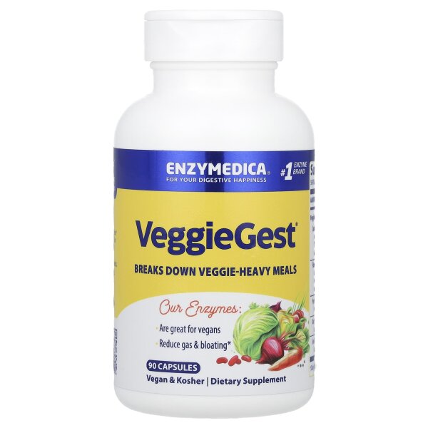 Enzymedica, VeggieGest®, zur Unterstützung der Verdauung, 90 Kapseln