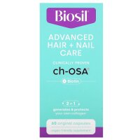 Biosil, Advanced Hair + Nail Care + Biotin, fortschrittliche Haar-, Nagelpflege + Biotin, 60 Original-Kapseln