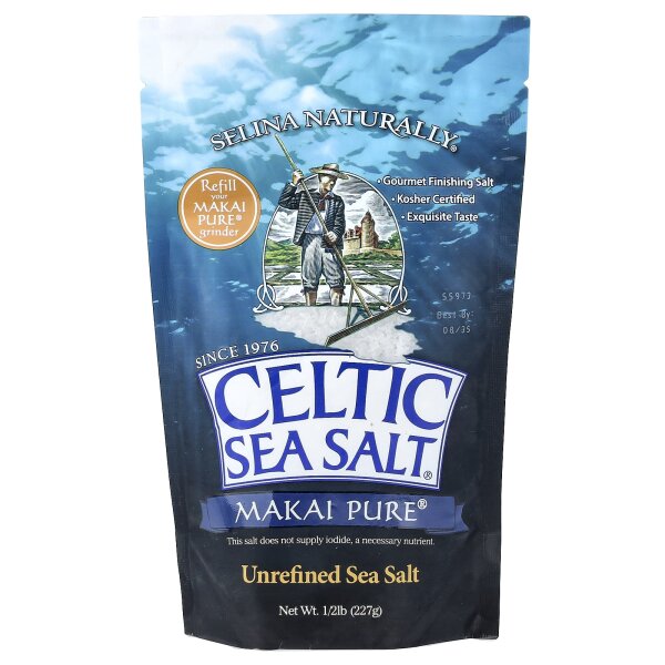 Celtic Sea Salt, Makai Pure®, Unrefined Sea Salt, unraffiniertes Meersalz, 227 g