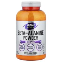 NOW Foods, Sports, Beta-Alanine, Beta-Alanin, 500 g