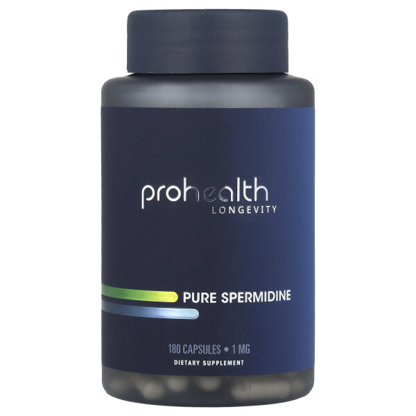 ProHealth Longevity, Pure Spermidin, reines Spermidin, 1 mg, 180 Kapseln
