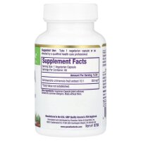 Paradise Herbs, Schisandra, 60 pflanzliche Kapseln (250 mg pro Kapsel)