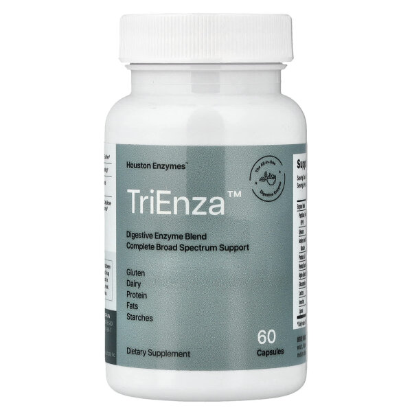 Houston Enzymes, TriEnza®, Verdauungsenzyme, 60 Kapseln