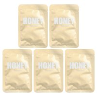 Lapcos, Honey Beauty Sheet Mask, pflegend, 5 Tücher, je 27 ml (0,91 fl. oz.)