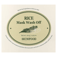 SKINFOOD, Rice Beauty Mask Wash Off, Wash-Off-Maske, 120 g (4,23 oz.)