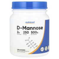 Nutricost, D-Mannose, Unflavored, D-Mannose,...