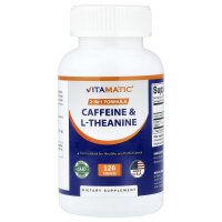 Vitamatic, Koffein und L-Theanin, 120 Tabletten