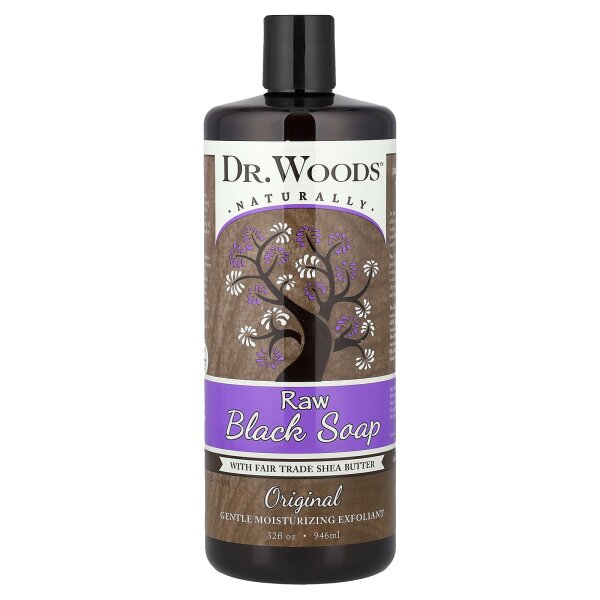 Dr. Woods, Schwarze Rohseife, Original, 946 ml