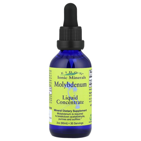Eidon Ionic Minerals, Molybdenum, Liquid Concentrate, Molybdän, Flüssigkonzentrat, 60 ml (2 oz.)