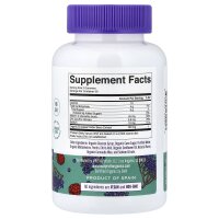 MaryRuths, Organic Kids Immunity Gummies with Elderberry, Vitamin C und Zinc, Bio-Fruchtgummis für das Immunsystem von Kindern mit Holunder, Vitamin C und Zink, gemischte Beeren, 60 Fruchtgummis