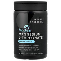 Sports Research, Magtein®, Magnesium-L-Threonat, 90 pflanzliche Kapseln (666 mg pro Kapsel)
